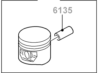 Ford 5L3Z-6108-BA Piston And Pin Assembly