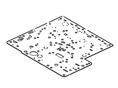 Ford FC3Z-7Z490-B Plate And Gasket Assembly
