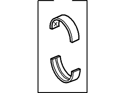Ford Crankshaft Thrust Washer Set - BL2Z-6D309-C