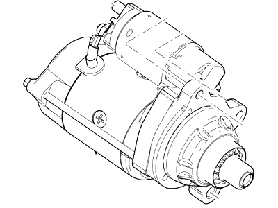 Ford 6C2Z-11002-AA Starter Motor Assembly