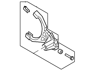 2003 Ford Explorer Sport Shift Fork - F1TZ-7289-D