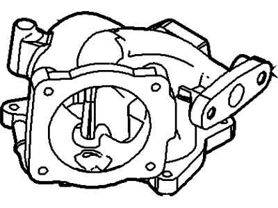 Ford 5C2Z-9A589-BA Spacer - Throttle Body
