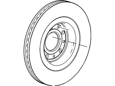 2006 Ford Freestyle Brake Disc - 5U2Z-1V125-R