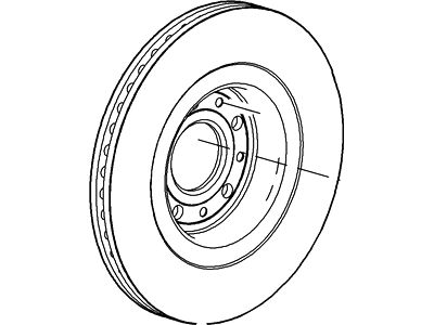 Mercury Sable Brake Disc - 5U2Z-1V125-R