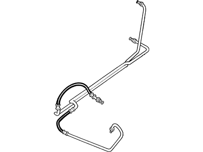 1999 Ford Contour Oil Cooler Hose - XS2Z-7A031-FA