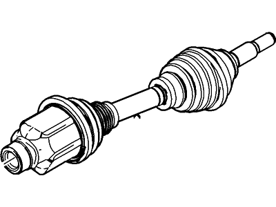 Ford DB5Z-3B436-A Front Axle Shaft