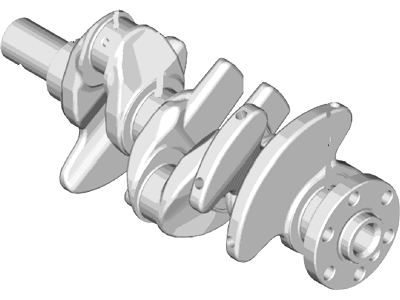 Ford CM5Z-6303-A Crankshaft Assembly