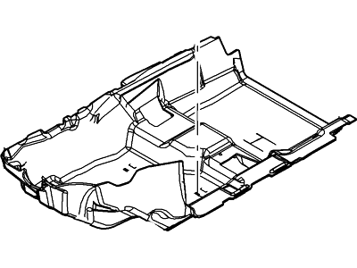 Ford DE9Z-7413001-AA Carpet - Floor - Passenger Comp.