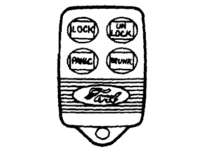 1998 Lincoln Mark VIII Car Key - F8OZ-15K601-AA