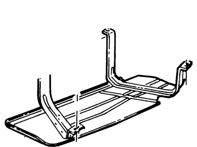 Mercury Fuel Tank Skid Plate - F57Z-9A147-B