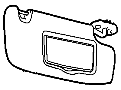 Ford 9E5Z-5404105-AB Sun Visor Assembly