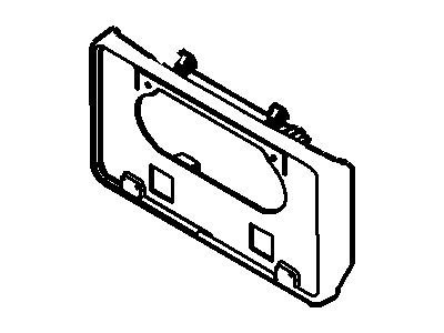 Ford 9L3Z-17A385-A Bracket - License Plate