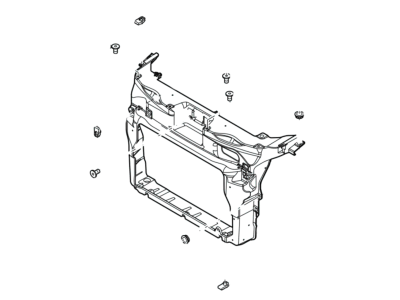 2014 Ford Explorer Radiator Support - BB5Z-16138-ACP