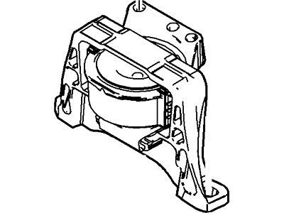 Ford BV6Z-6038-A Engine Front Support Bracket