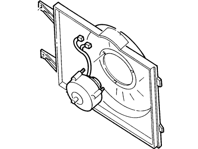 Mercury Villager Engine Cooling Fan - F5XZ8K621AA