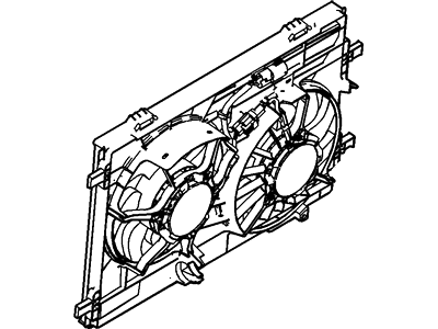 Ford 9E5Z-8C607-C Motor And Fan Assy - Engine Cooling