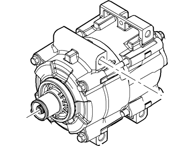 1992 Mercury Tracer A/C Compressor - 5U2Z-19V703-GD