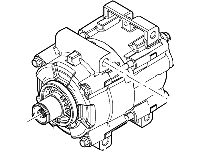 1993 Ford Escort A/C Compressor - 5U2Z-19V703-GD