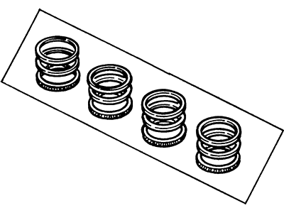 1989 Ford Festiva Piston Ring Set - E9BZ6149A