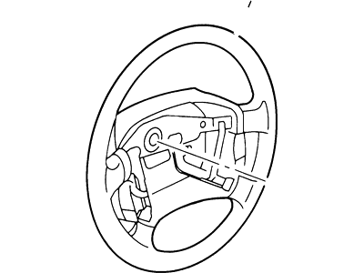 Ford F7CZ3600AAJ Steering Wheel Assembly