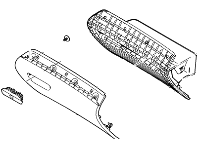 Ford DB5Z-7806024-DB Box Assembly - Glove Compartment