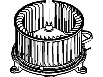 Ford BC3Z-19805-C Fan And Motor Assembly