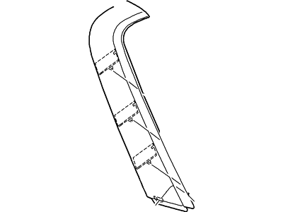 Ford 1W6Z-7603137-AA Moulding - Windshield