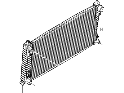 2005 Ford Expedition Radiator - 5L3Z-8005-AC