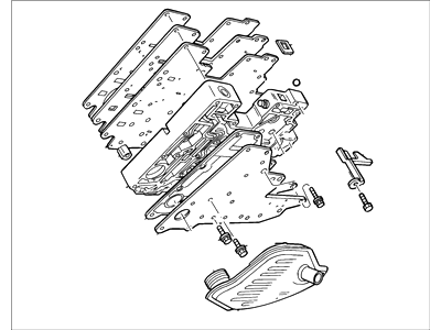 Ford 1C3Z-7A100-ARM Transmission Control Assembly