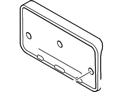 Ford Transit Connect License Plate - 9T1Z-17A385-AC