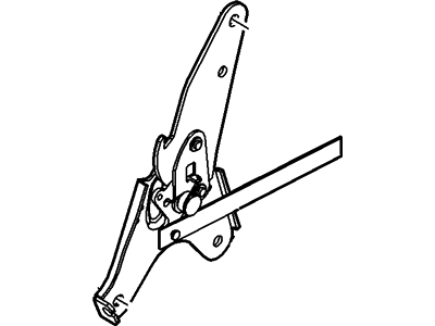 Ford AA8Z-74613D61-A Latch Assembly - Rear Seat Back