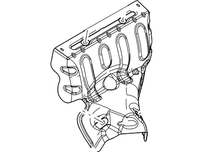 Ford BE8Z-9N454-A Heat Shield