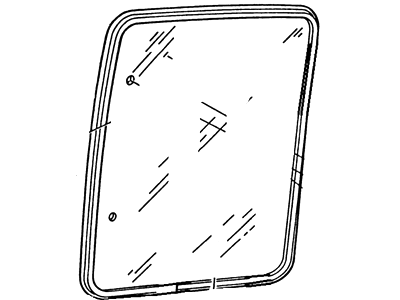 Ford F37Z-1329701-A Glass - Quarter Window