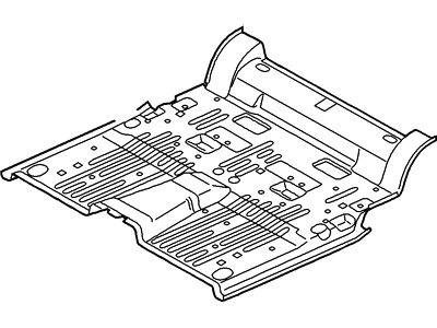 Ford 5L2Z-7811160-AA Pan Assy - Floor - Centre