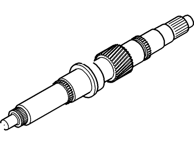 Ford 4C3Z-7061-A Shaft Assembly - Output