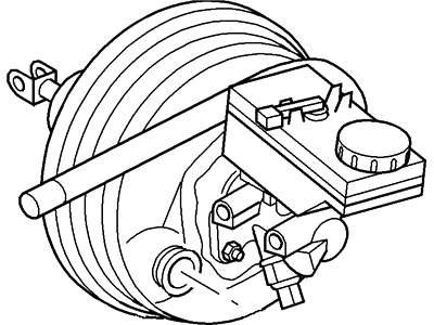 Lincoln LS Brake Booster - 3W4Z-2005-BA