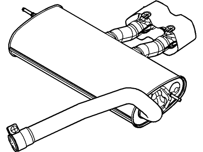 2015 Ford Focus Tail Pipe - CV6Z-5A289-F