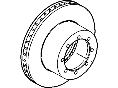 Ford F6UZ-2C026-AA Rotor Assembly - Brake