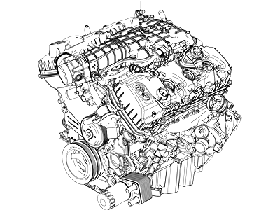 Ford CL3Z-6007-AA Engine Assembly