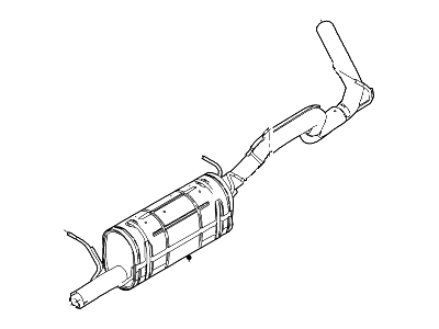 2006 Ford F-250 Super Duty Muffler - 5C3Z-5230-B