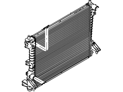 Ford BR3Z-8005-A Radiator Assembly