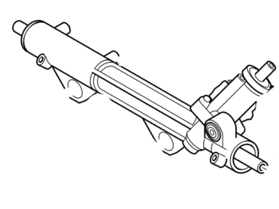 2004 Lincoln LS Rack And Pinion - 8U2Z-3V504-BRM