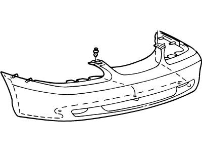 1997 Ford Mustang Bumper - F5ZZ-17D957-AA