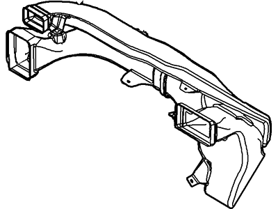 Ford 8L8Z-19B680-A Duct - Air