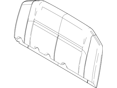 Ford 9C2Z-1666600-JA Rear Seat Back Cover Assembly