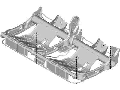 Ford EK4Z-9963161-D Frame And Spring - Rear Seat Cushion