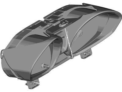 Ford Fiesta Instrument Cluster - DUBZ-10849-U