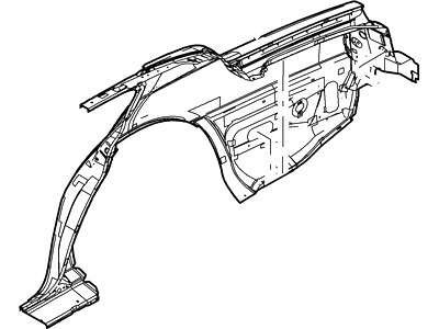 Ford 4W1Z-5427841-BA Panel - Quarter - Outer