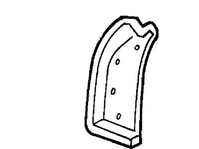 F81Z-25025K11-AA Ford Insulator Illustration 1 of 1