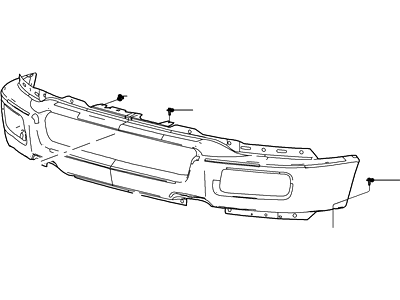 Ford Bumper - 4L3Z-17757-BA
